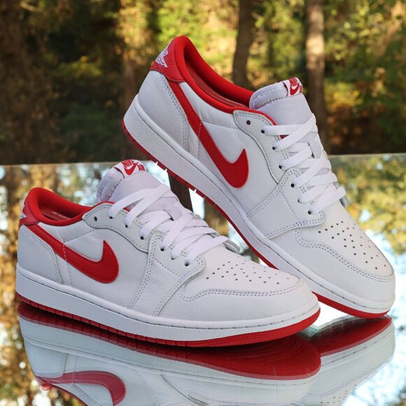 Jordan 1 Retro Low OG University Red - Picture 3 of 13